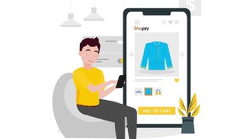 Online Shopping App Animation – Clean UI Motion Design