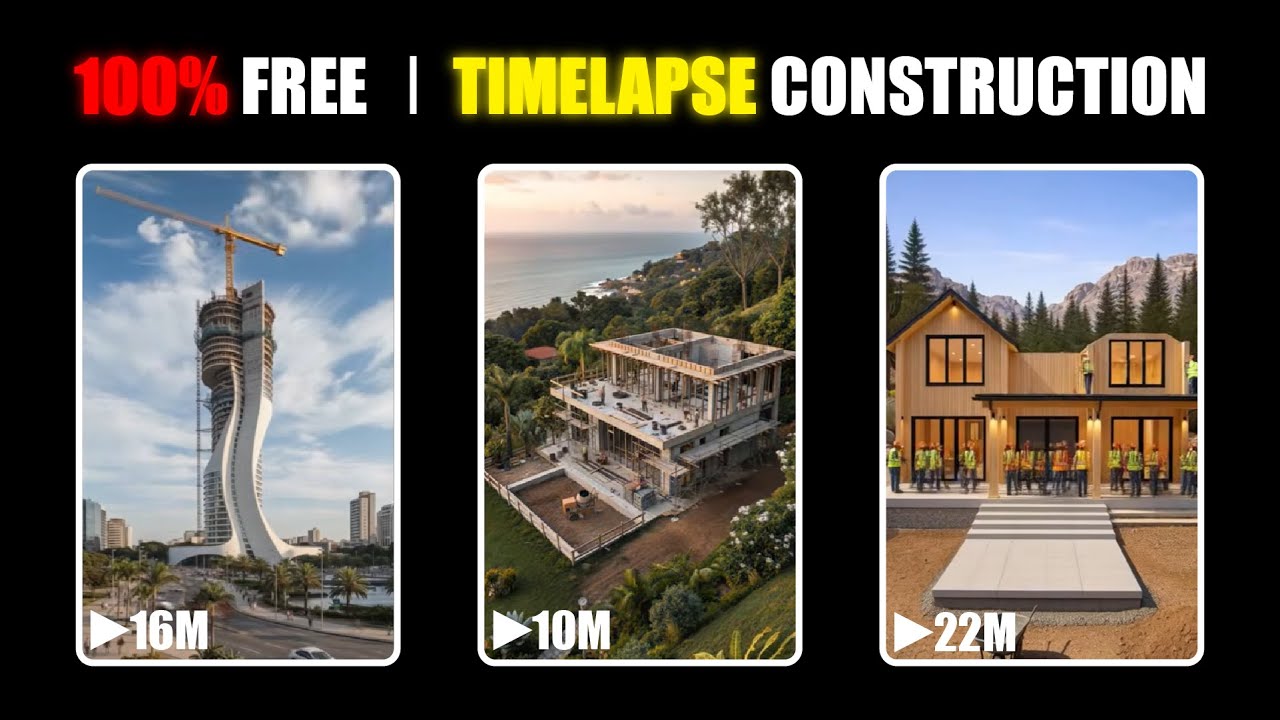 How to Make a Viral Construction Timelapse Video for FREE