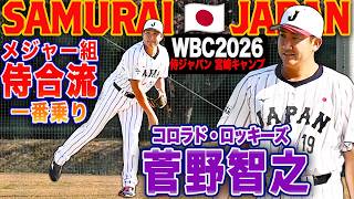 WBC2026宮崎キャンプ】 菅野智之 メジャーリーガー侍ジャパン合流