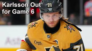 Karlsson To Miss Game 6, Marlies Win Game One, Minor Panthers-Penguins Trade