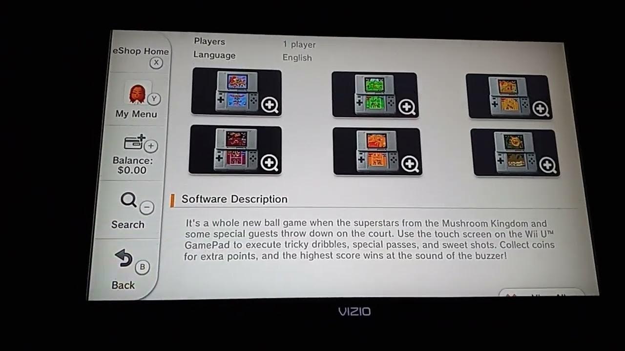 My Wii U Virtual Console Games Collection YouTube