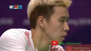 Final beregu putra badminton Asian Games Indonesia vs china 2018