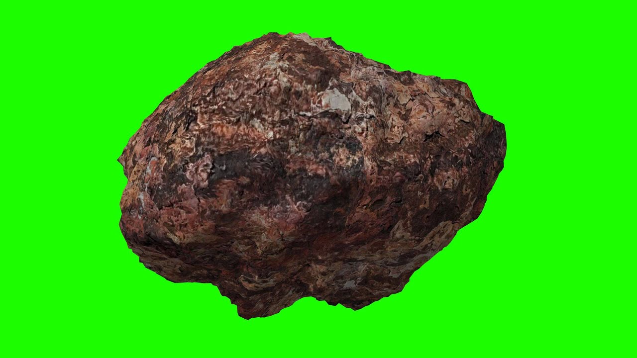 stone 02 in green screen free stock footage - YouTube
