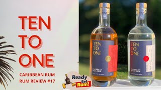 Ten To One Caribbean Rums: White Rum Vs. Dark Rum (Rum Review #17)