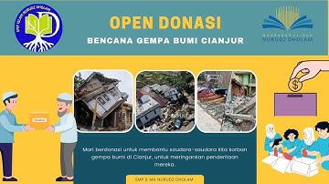Open Donasi Untuk Korban Gempa Cianjur Bersama YPI NURUDZ DHOLAM