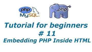 PHP Tutorial 11 - Embedding PHP Inside HTML | BTT