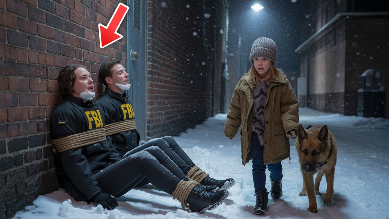 Meisje en haar politiehond vinden twee vastgebonden en vergiftigde FBI-agenten — wat er volgt…