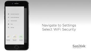 SanDisk Connect Wireless Stick Tutorial  Setup WiFi Security