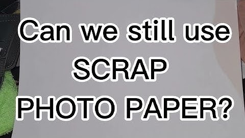 EPSON L6270 Printer with ADF - Hack: Retasong photopaper, magagamit pa ba?