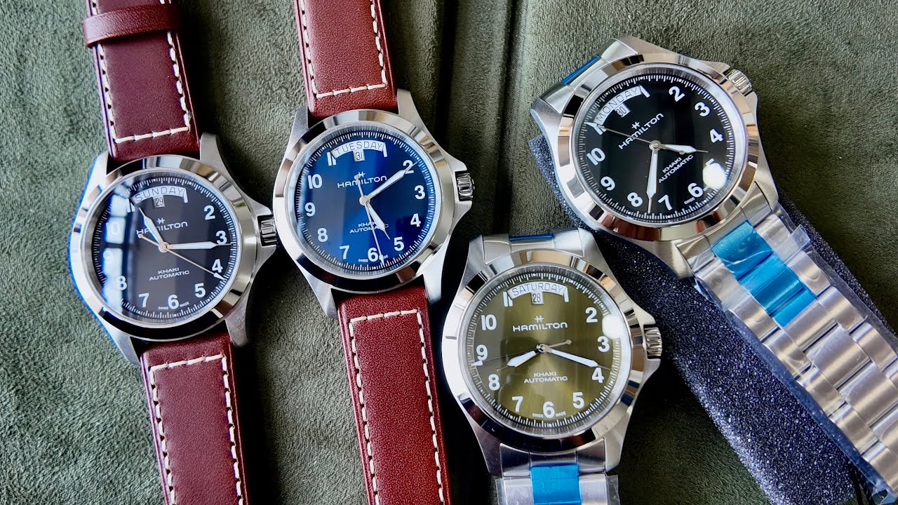 時計 CURRYKING HAMILTON just Updated the KHAKI FIELD KING DAY-DATE - YouTube