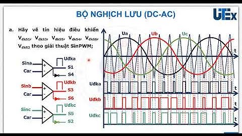 C5. Nghịch lưu 3 pha 2 bậc giải thuật SinPWM - Nghịch lưu đa bậc.