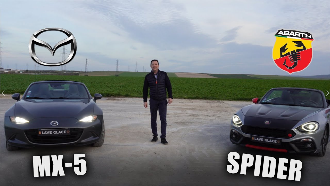 Abarth 124 Spider vs Mazda MX-5 RF - Quels sont les différences entre les deux Roadster ?