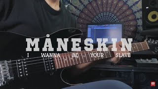 I WANNA BE YOUR SLAVE - Måneskin (Guitar Cover) Resimi