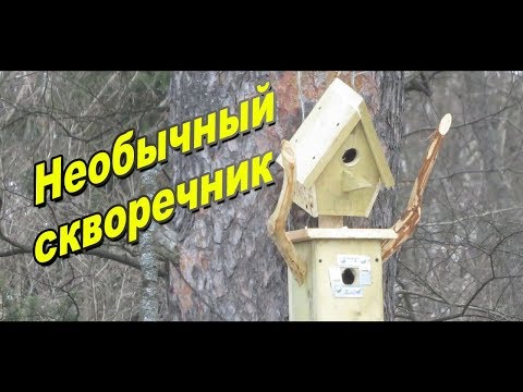 Как сделать скворечник с головой