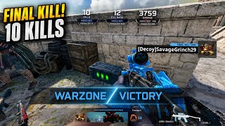 10 KILLS & THE FINAL KILL 😈🔥 | WARZONE VICTORY!