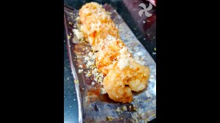   Gambones En Tempura De Coco Con Crujiente De Cortezas Y Mayonesa De Lima Y Chile Espectacular