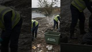🌿 नदी किनारे की सफाई अभियान | Clean River, GreenFuture ♻️ गंदी नदी से स्वच्छ नदी तक