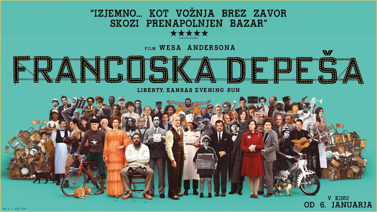 FRANCOSKA DEPEŠA | v kinu od 6. januarja