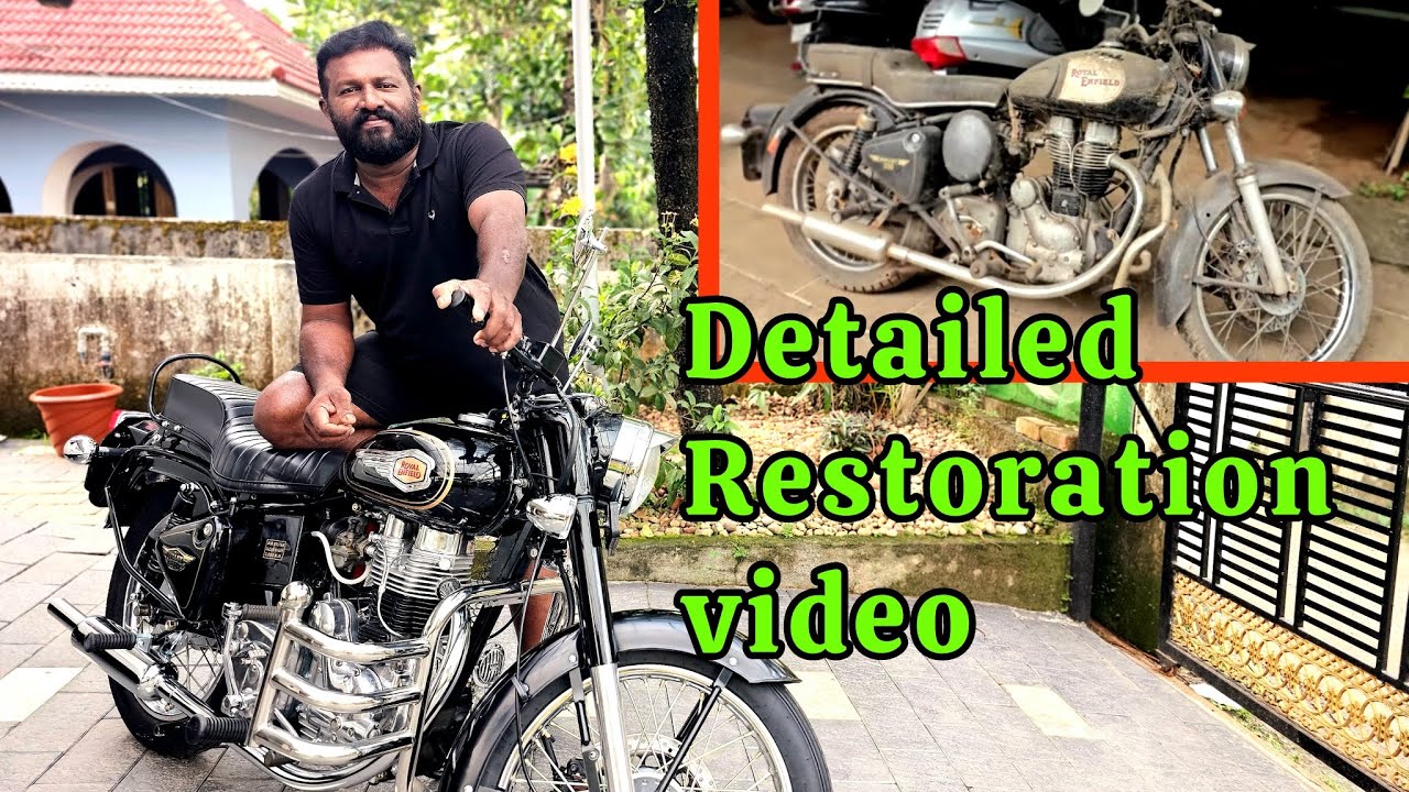 നാലുവർഷം അനക്കാതെ വച്ചിരുന്ന ഓൾഡ് ബുള്ളറ്റ് ഫുൾ റീസ്റ്റോർ ചെയ്യുന്ന വീഡിയോ ആണ് ഗയ്സ്🔥😍 #sumusvlog 