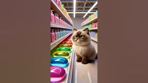 Video 10811371: perfect cat, cat cute fun, bath