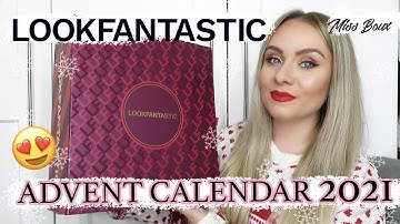 *SPOILER* LOOKFANTASTIC ADVENT CALENDAR 2021 UNBOXING | FULL SPOILERS | BEAUTY ADVENT CALENDAR 2021