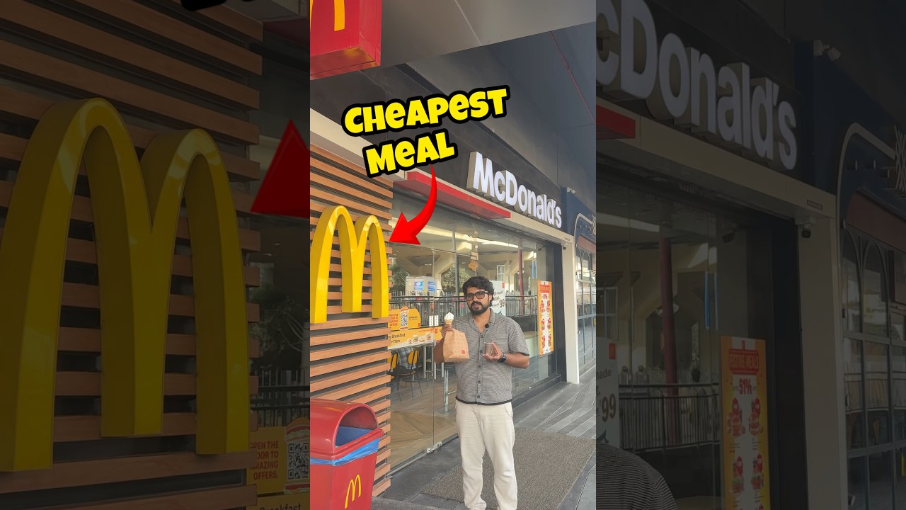 Cheapest Meal of McDonalds 🍔😱 !! 