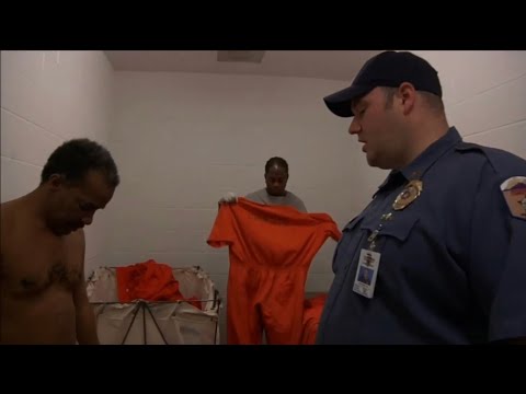 Strip searched - spread your butt