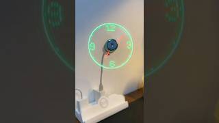USB LED Message Clock Fan | Cool Desk Gadget 2026 #shorts
