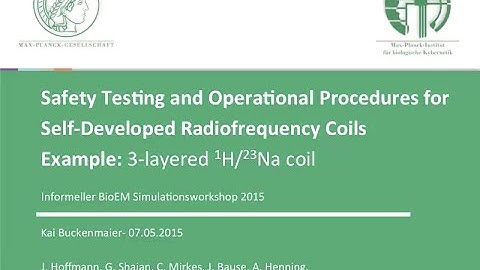 Safety Testing and Operational Procedures - Kai Buckenmaier - MPI Tübingen 2015