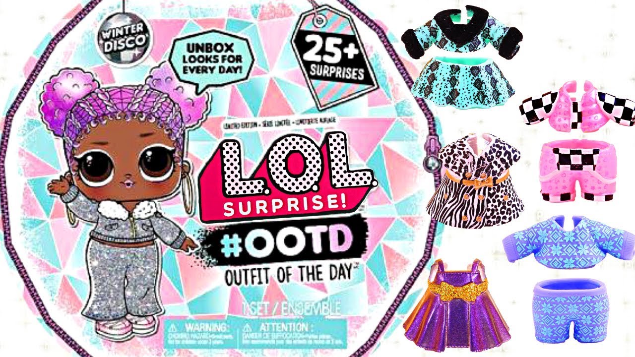 L.O.L. OOTD Winter Disco Muñeca Surprise Con Mucha Ropa y Acesorios - YouTube