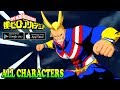 ALL CHARACTERS & ULTIMATE ATTACKS | My Hero Academia: The Strongest Hero CBT (Android/IOS)