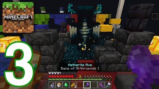 Minecraft: Pocket Edition Map Part 3 - Gameplay Walkthrough - Lucky Block Race Red screenshot 1