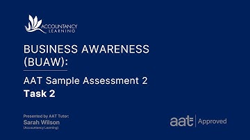 Business Awareness (BUAW): AAT Sample Assessment 2 - Task 2 (of 7)
