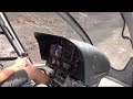 Airbus helicopter h130 startup  takeoff on board  blue hawaiian