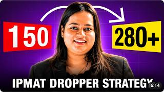 🚀 280+ Score IPMAT Dropper Strategy | Month-by-Month Roadmap for IPMAT 2027