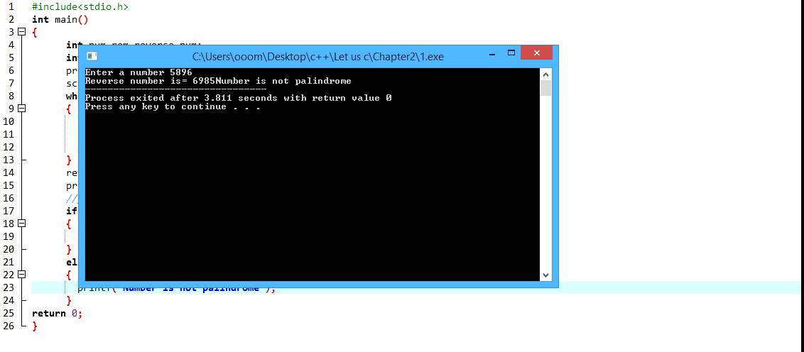 How to reverse a number C Programming - YouTube