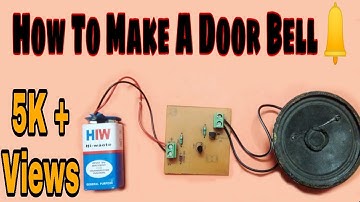How To Make A Mini Powerful Doorbell | A Simple Melodious Doorbell |UM66 Doorbell | Project Junction
