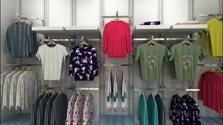 clothing store design UK, clothes display furniture