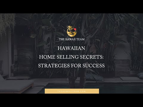 Announcing New Webinar: "Hawaiian Home Selling Secrets - Strategies for Success"