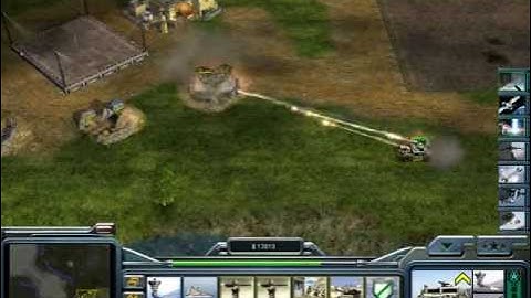 Command & Conquer Generals - skirmish - 1v2v2