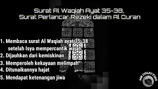 Surat Al Waqiah Ayat 35-38, Surat Perlancar Rezeki dalam Al Quran