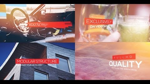 Glitch Two - A Dynamic Glitch Opener (After Effects template)