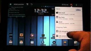 Viewsonic G-Tablet G-Tab GTab TnT Lite 2.20 Notification Bar ADW Launcher screenshot 4