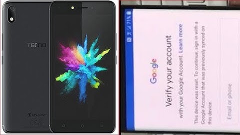 Bypass Tecno La6 Tecno pouvoir 1 Google Account Remove
