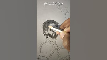 Pushpa Movie|Allu Arjun Sketch #shorts #33