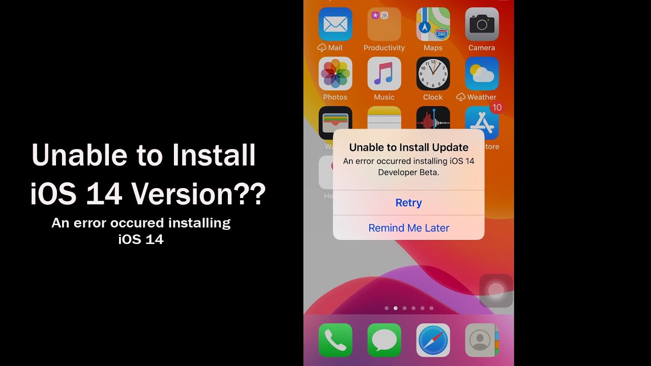 Play install ios. IOS install. Ошибки при установке IOS 13 И решения. Ошибка an Error occurred.