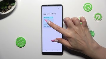 How to Manage App Notifications in SONY Xperia 1 V – Turn On / Off Notifications