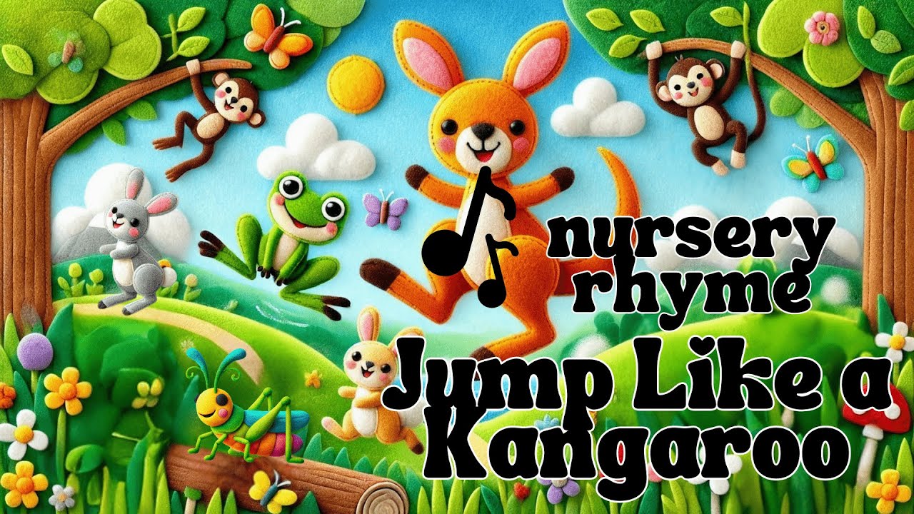 🎵 Jump Like a Kangaroo 🦘 ! | A Fun Action Song for Kids to Jump and ...