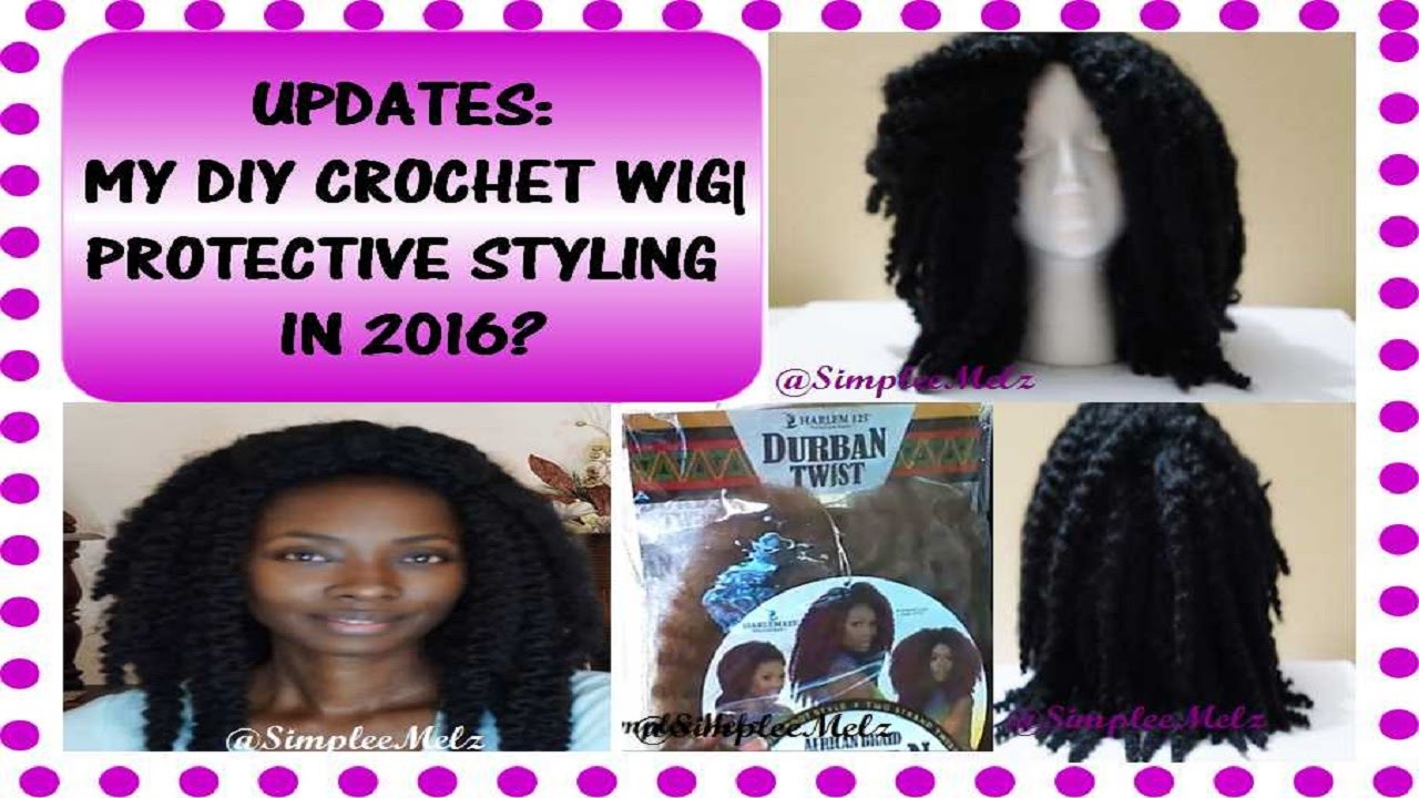 UPDATES My DIY Durban Twist Crochet WIG Hair Plan/Goal for 2016