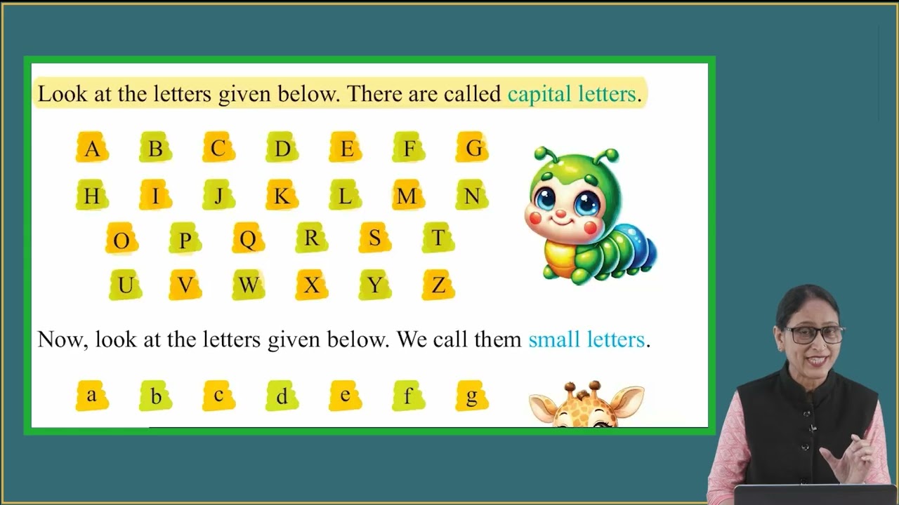 Ch 1 | Learning of Alphabet  | Class 01  | Grammar | For children